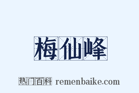 梅仙峰是什么意思的图片